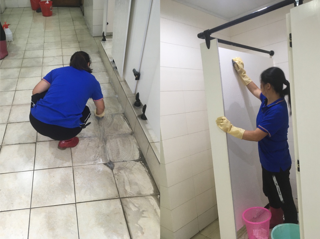 "青科會"保潔系列之地面清洗-溫州大學(xué)發(fā)展